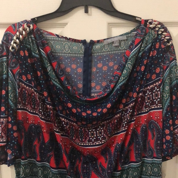 NY Collection Plus Size Short-Sleeve Printed - Picture 3 of 6